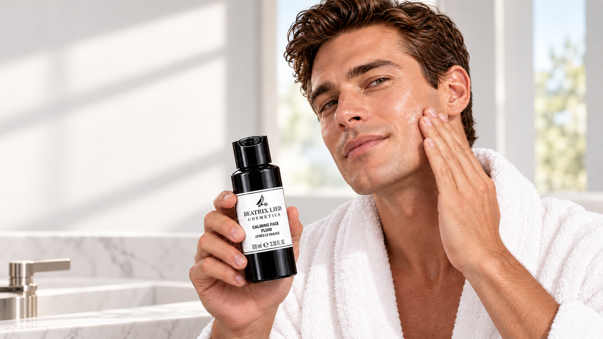 CALMING FACE FLUID – APRÈS LE RASAGE: Pflege nach der Rasur